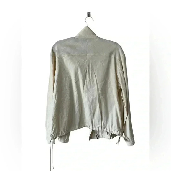 Theory Womens Utility Anorak Jacket in Good Linen Size M - Picture 6 of 8